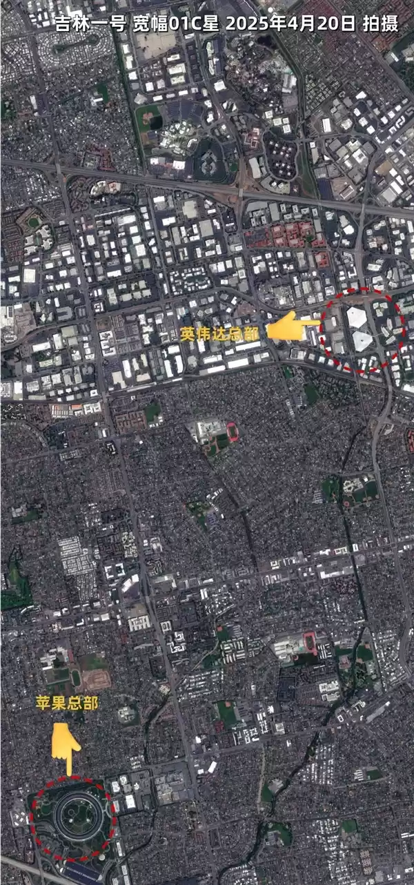 NVIDIA总部卫星影像