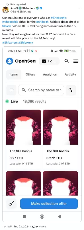 柴犬币SHIB售空20000个Sheboshi NFT,投资者应该担心死亡交叉吗?