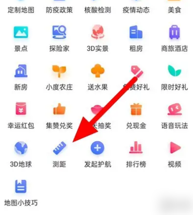测距功能位置