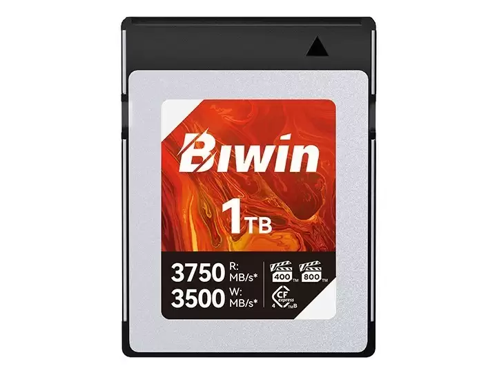 佰维发布全球首款VPG800认证CFexpress