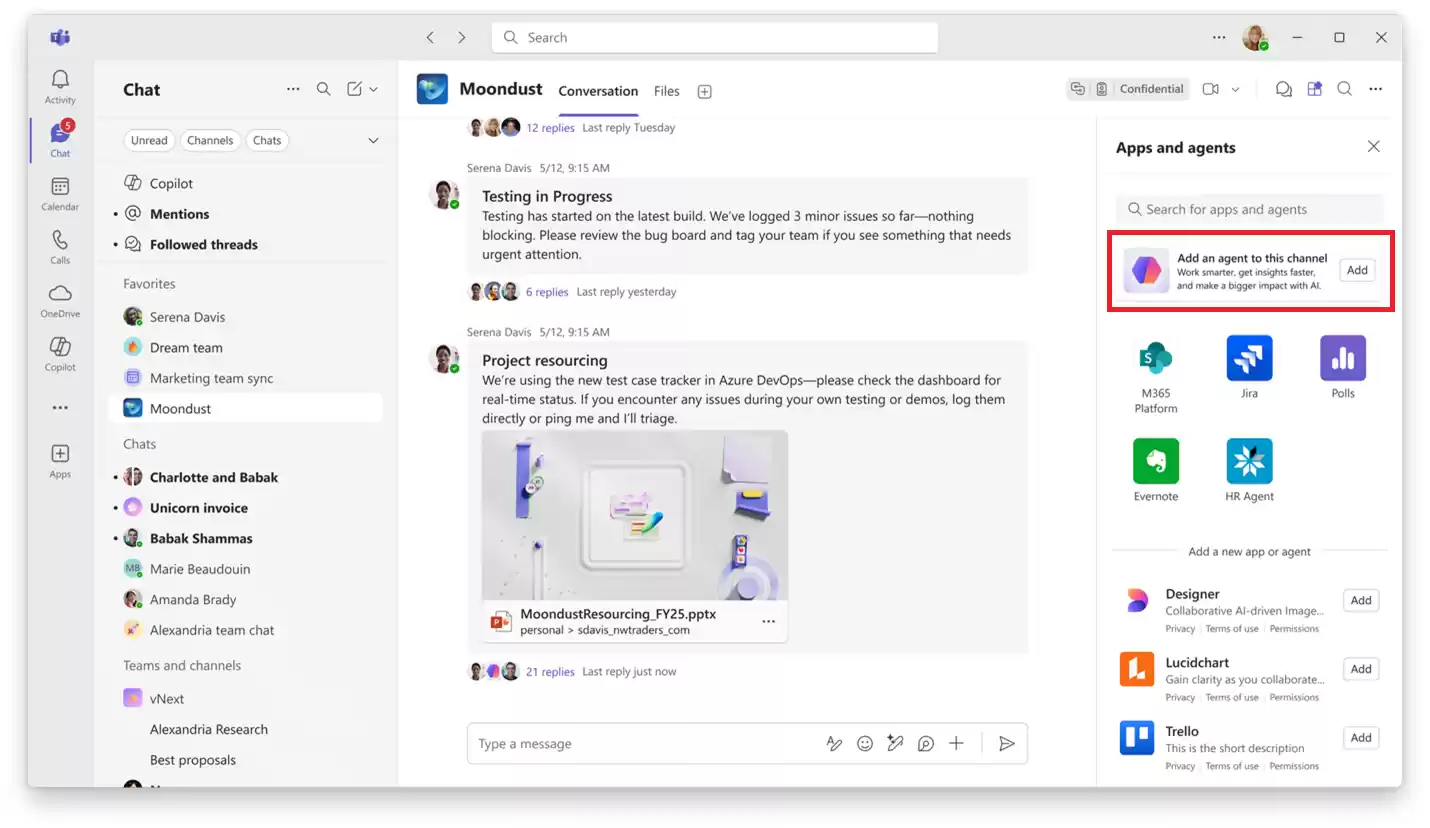 提升团队执行力:微软 Teams 公测 Channel Agent,AI 生成报告、追踪任务