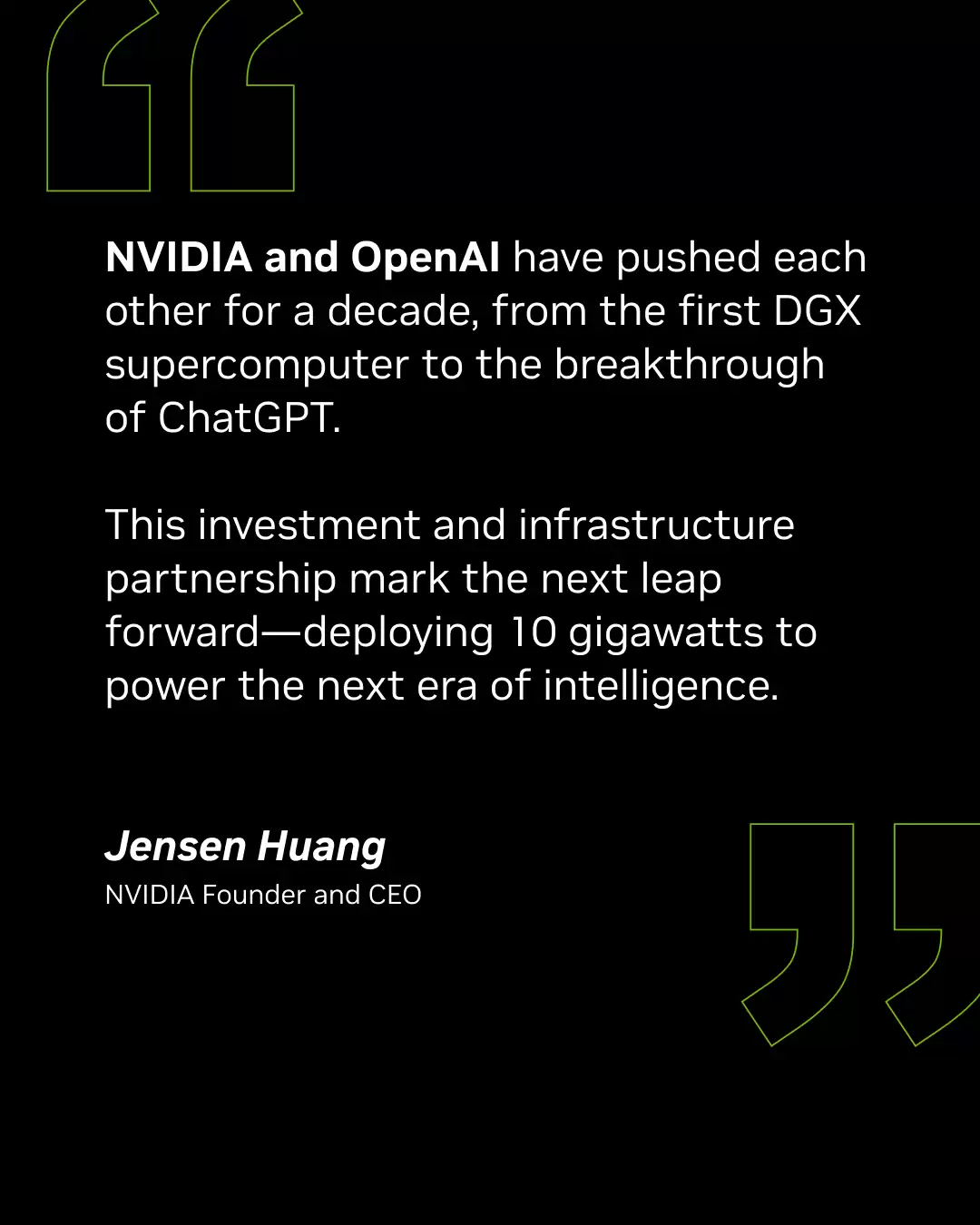 英伟达最大手笔投资承诺：豪掷千亿美元助