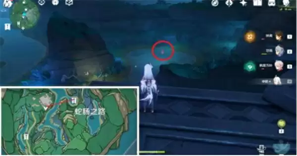 原神蛇肠之路机关位置在哪