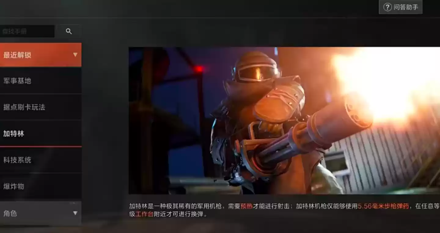 加特林武器图
