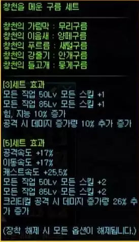 天空遗产套装效果