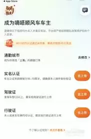 嘀嗒出行界面示意图