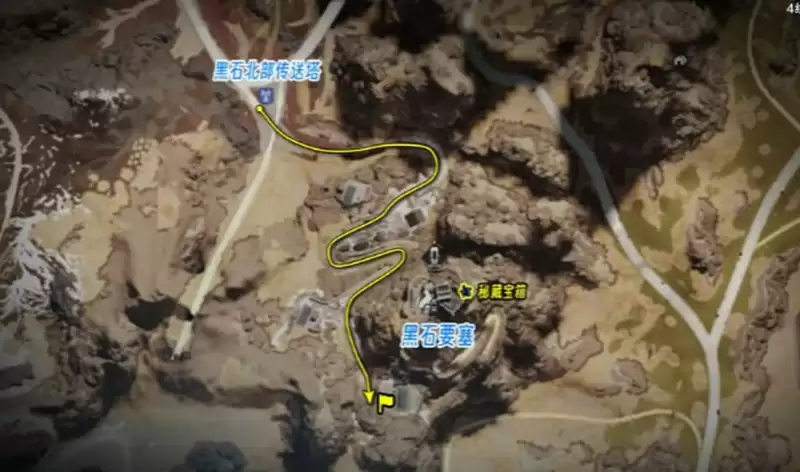 黑石要塞入口位置