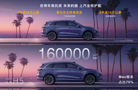 尚界H5亮相鸿蒙智行发布会，续航破千订单破16万