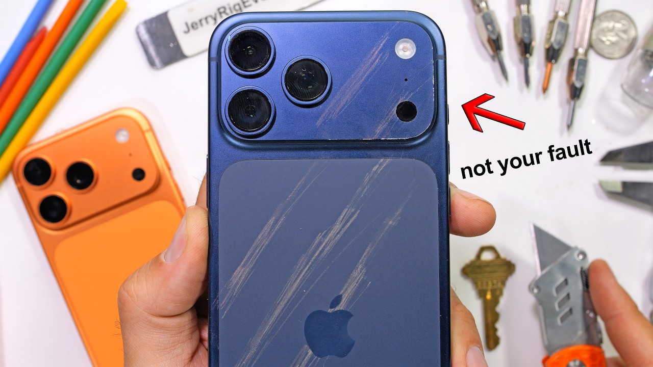 iPhone 17 Pro抗弯能力强但仍易碎屏