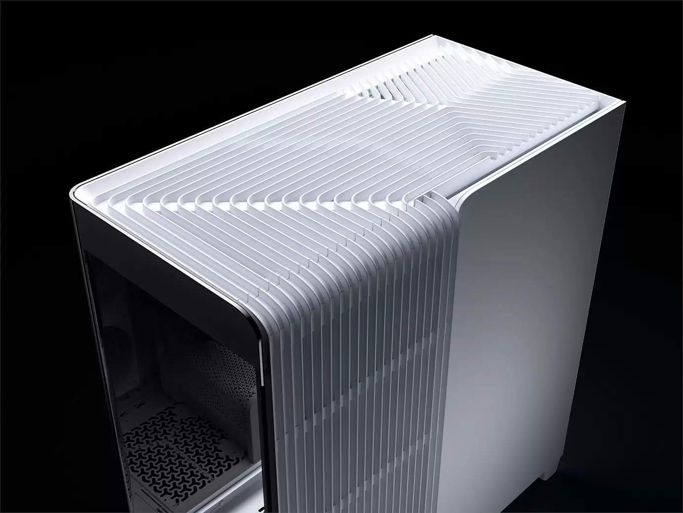 前左一体全景玻璃侧板 + 顶右一体瀑布格栅，海盗船推出 FRAME 4500X 机箱