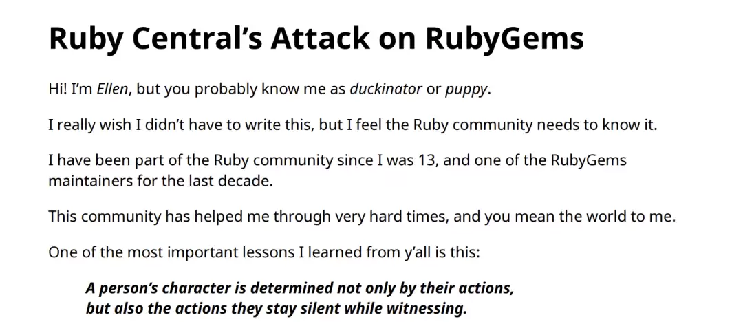 Ellen Dash的公开信