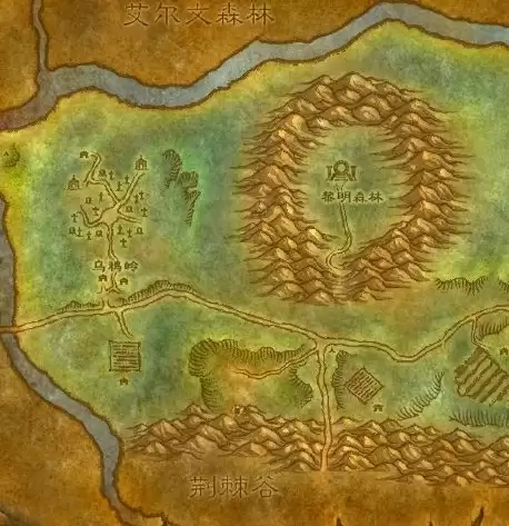 魔兽世界乌龟服荆棘谷怎么进