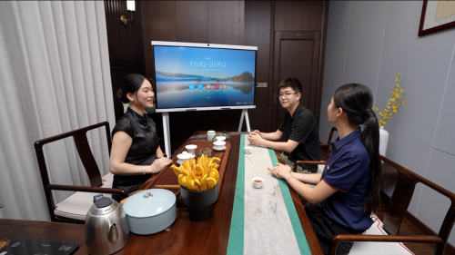 佛山澜沧古茶茶室应用华为IdeaHub