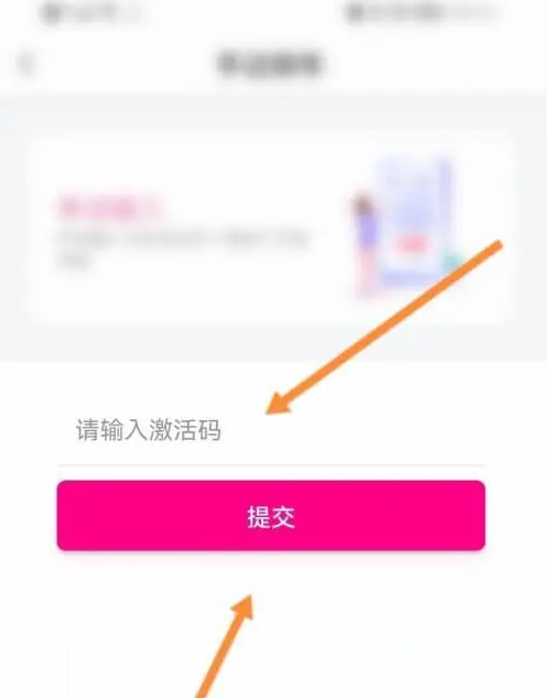 输入激活码