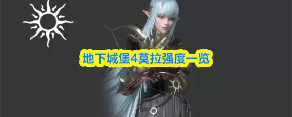 地下城堡4莫拉强度一览