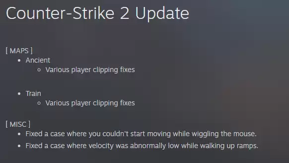 CS2更新内容