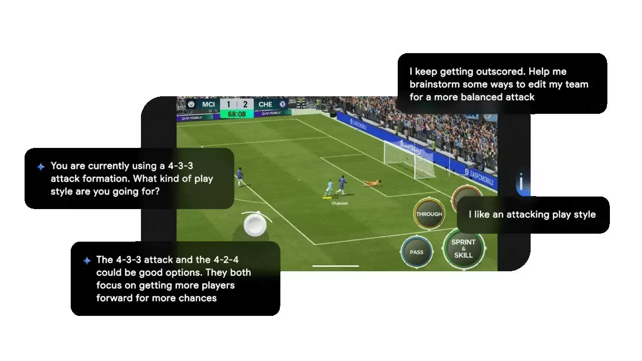 谷歌Play游戏电脑版正式上线并推AI神队友功能