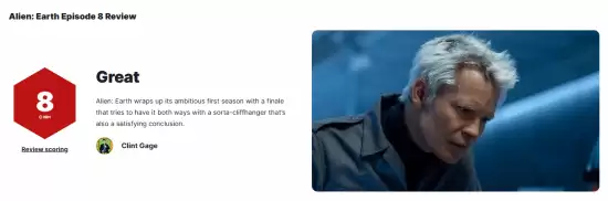 异形：地球季终获IGN