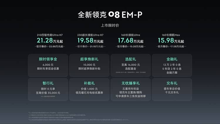领克08 EM-P智能驾驶系统