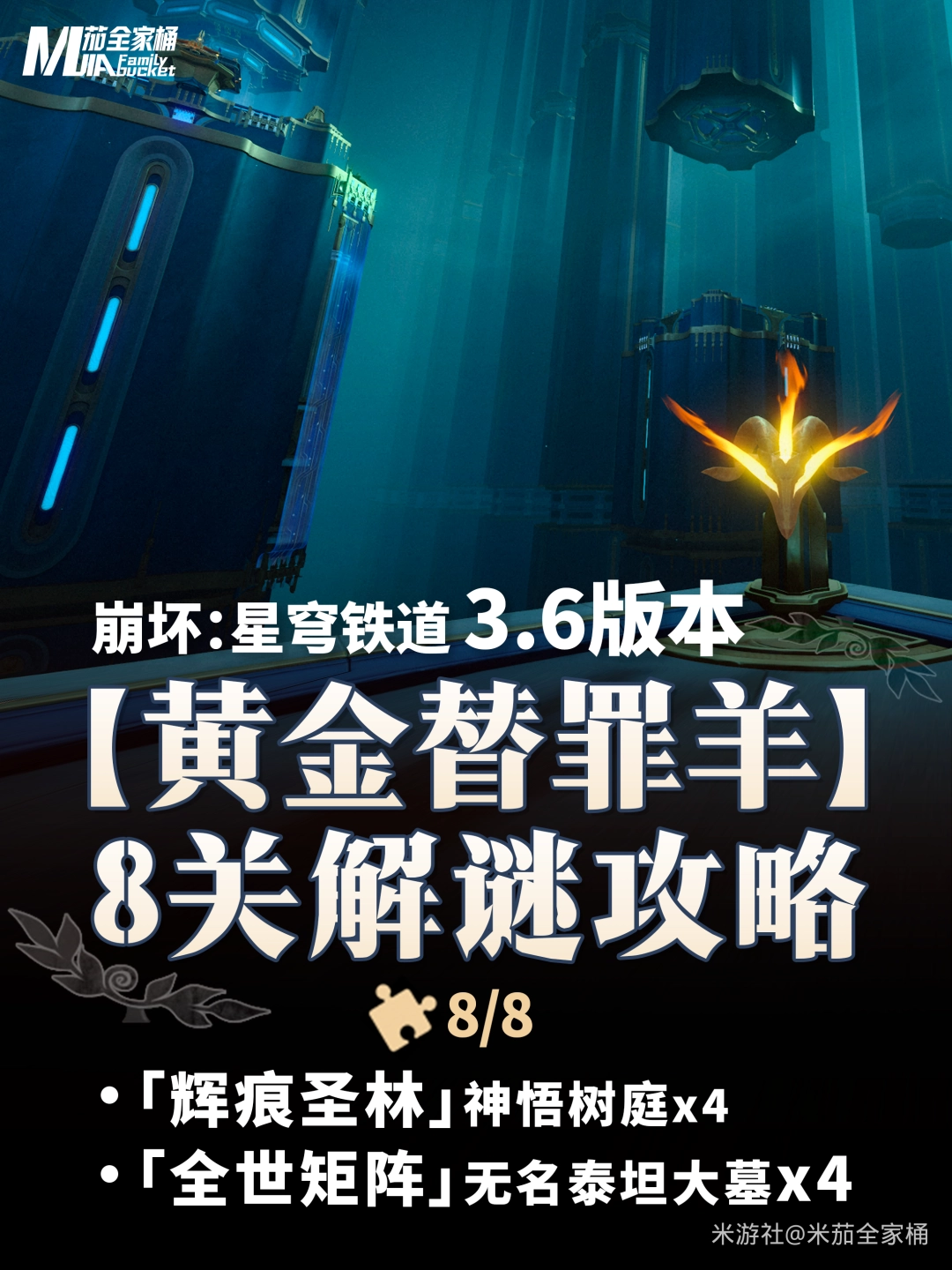 崩铁3.6黄金替罪羊解密攻略：辉痕圣林神悟树庭详解
