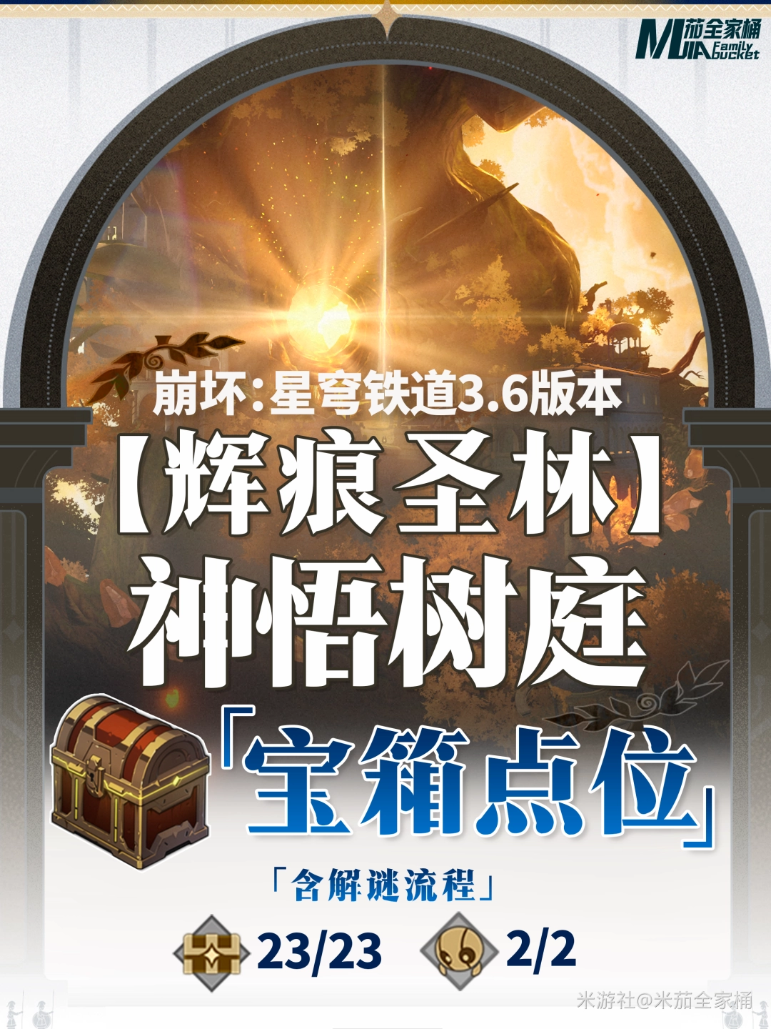 崩坏星穹铁道辉痕圣林神悟树庭：宝箱全收集指南
