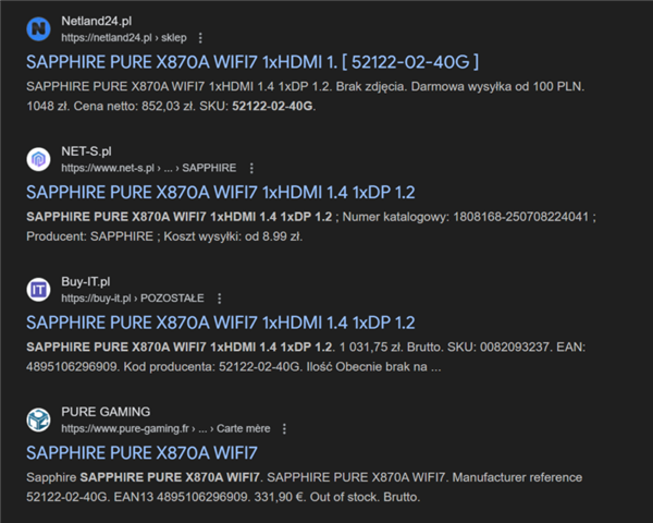 蓝宝石首款X870主板！高端X870A