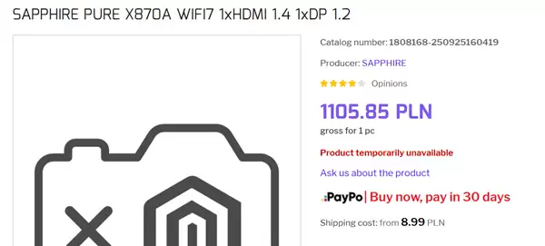 蓝宝石首款X870主板!高端X870A