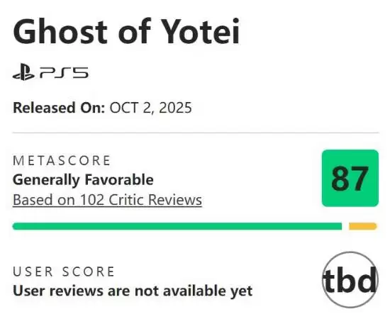羊蹄山之魂媒体评分超越对马岛之魂