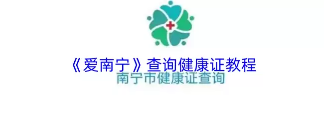《爱南宁》查询健康证教程