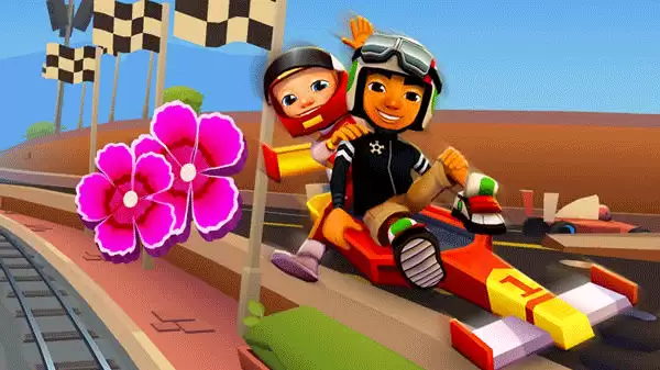 地铁跑酷联机玩法示意图