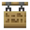 悬挂式橡木告示牌外观