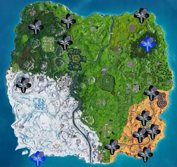 时空裂隙刷新点分布图