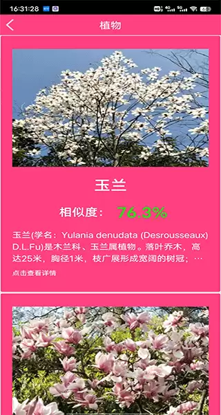 拍照识花神器app识别植物方法