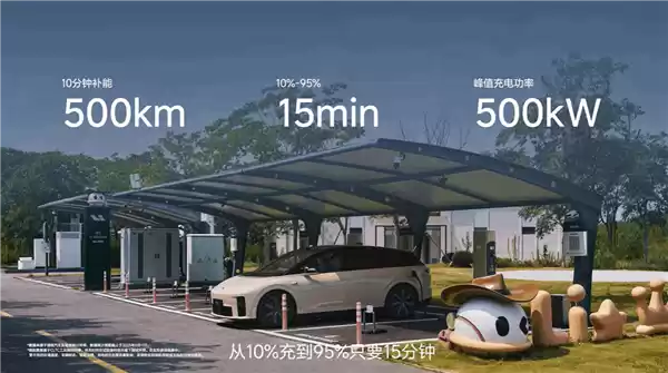 理想i6配备5C磷酸铁锂电池:峰值充电500kW