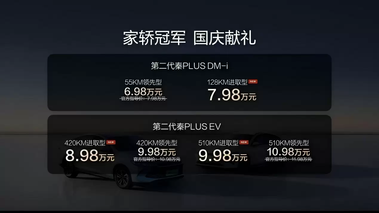 比亚迪秦PLUS新车型亮相