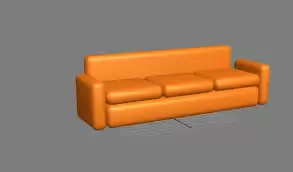 沙发最终渲染效果