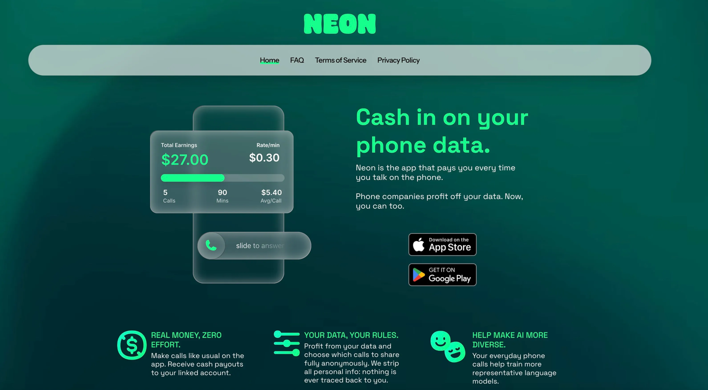 Neon社交App走红美区：通话1分钟赚0.3美金