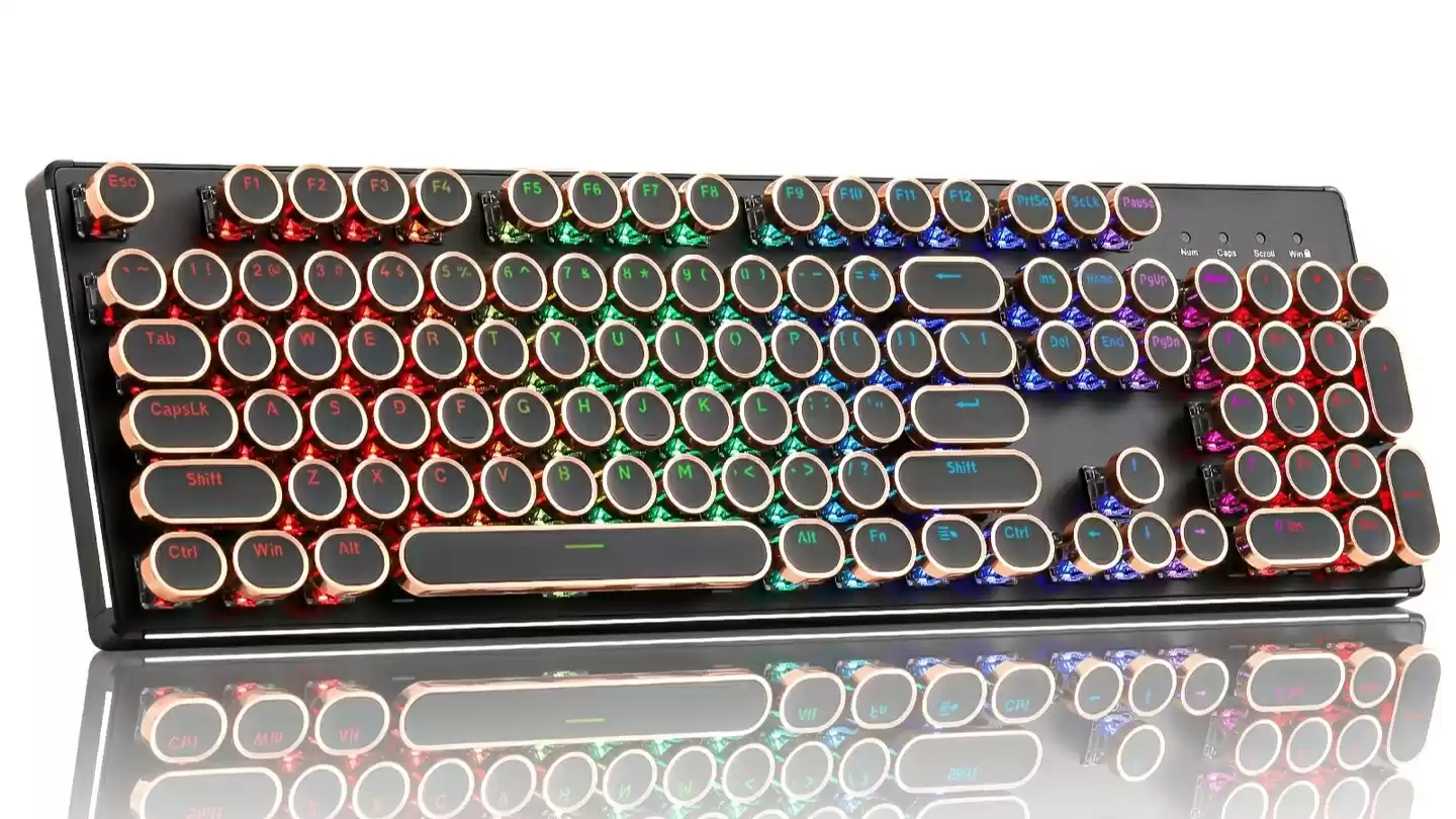 复古打字机风格,键设宇宙