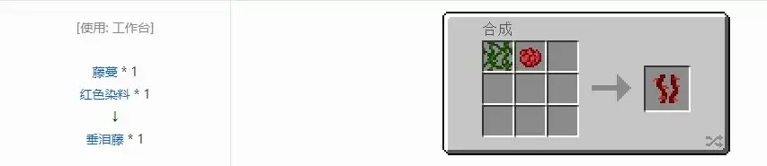垂泪藤合成表示例