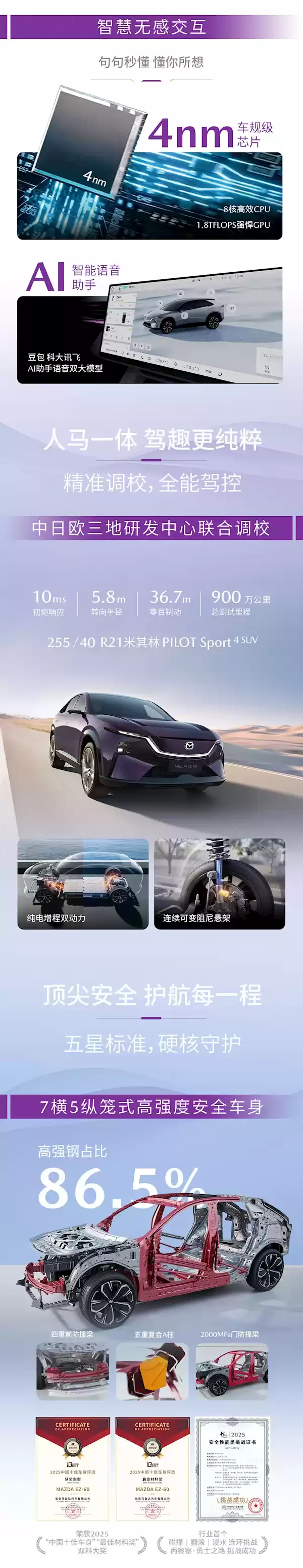 最有科技范的增程马自达来了！马自达EZ-60上市：11.99万起