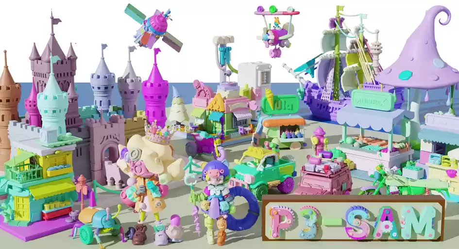 P3-SAM 的组件分割结果