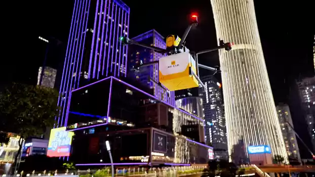 美团无人机在深上线夜间配送