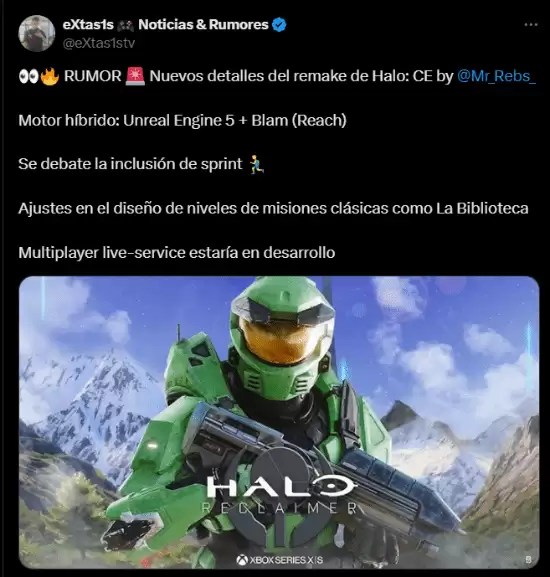 光环：战斗进化重制版新进展曝光，虚幻5引擎加持冲刺机制引热议