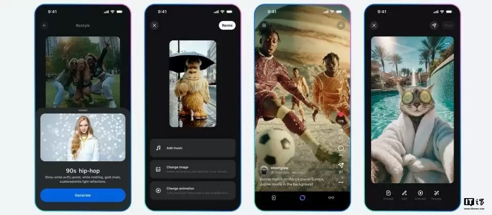 Meta推AI短视频平台Vibes
