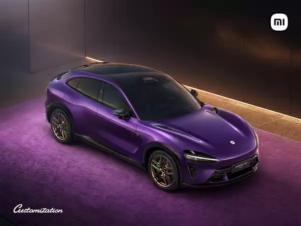 小米YU7紫水晶配色亮相:神秘又梦幻