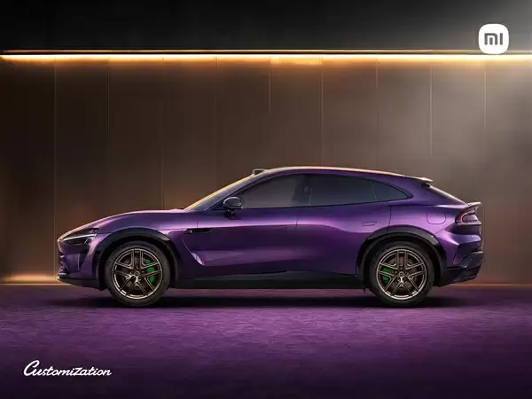 小米YU7紫水晶配色亮相:神秘又梦幻