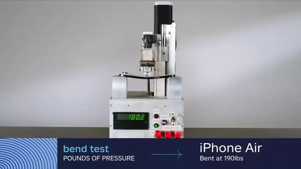 iPhone抗压测试细节