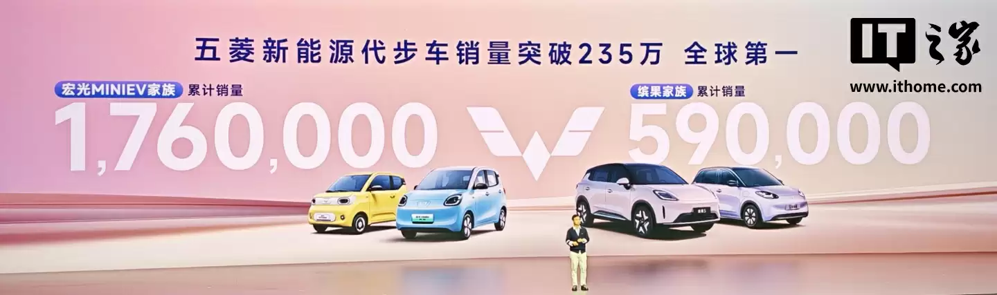 全球第一，五菱新能源代步车销量突破