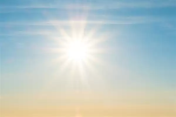 高温预警区域示意图