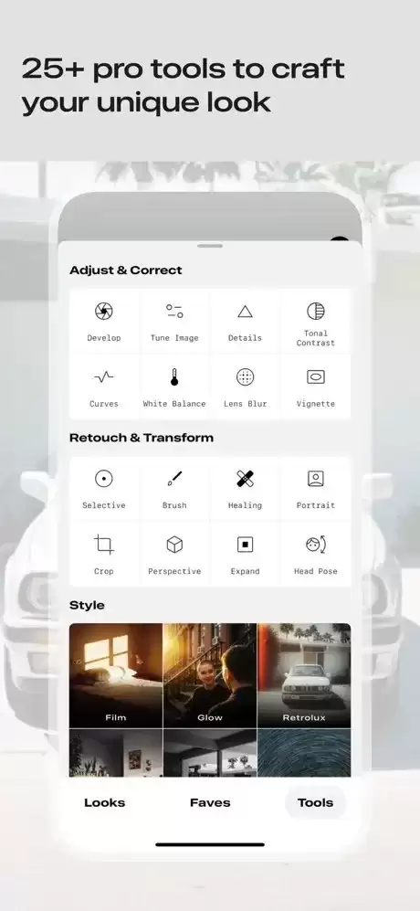 Snapseed操作界面截图2